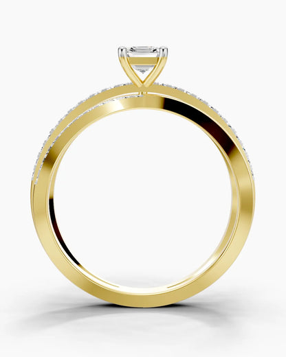 Asscher Crystal Women Ring