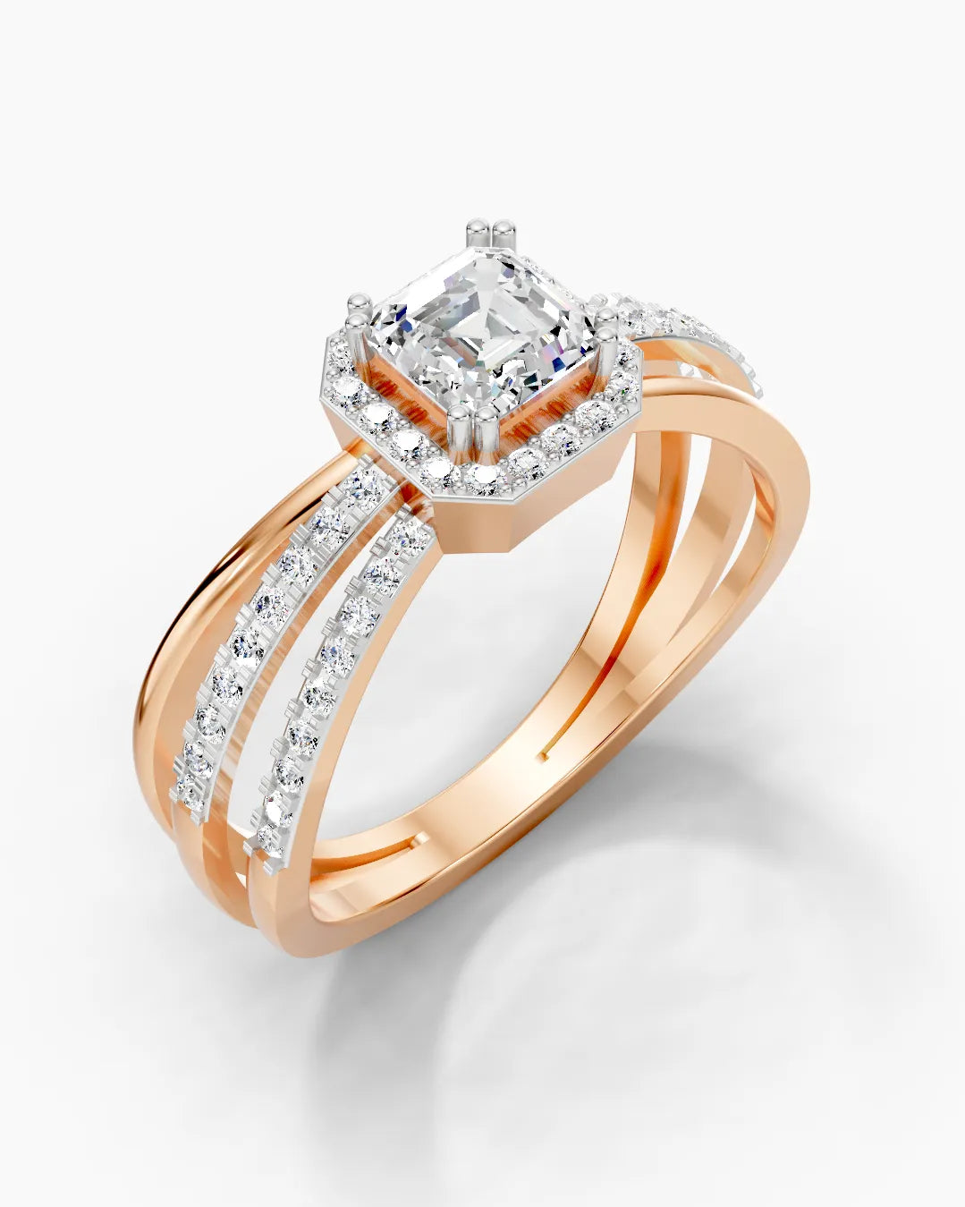Imperial Asscher Women Ring
