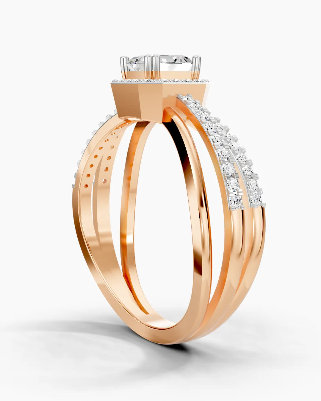 Imperial Asscher Women Ring