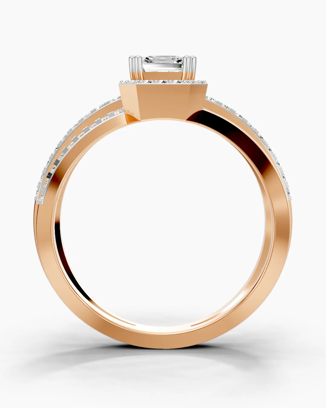 Imperial Asscher Women Ring