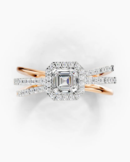 Imperial Asscher Women Ring