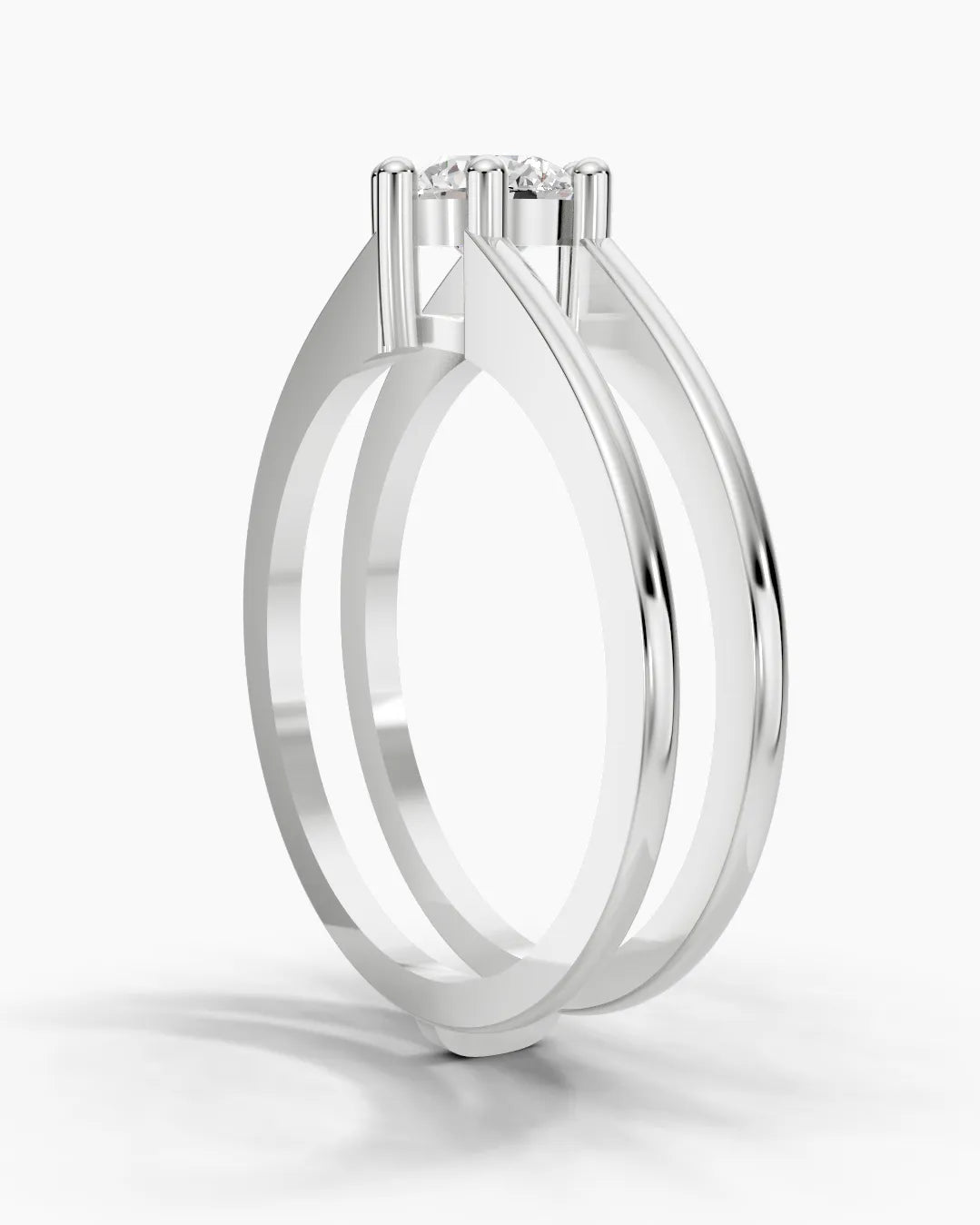 Twin Edge Women Ring