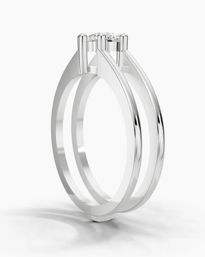 Twin Edge Women Ring