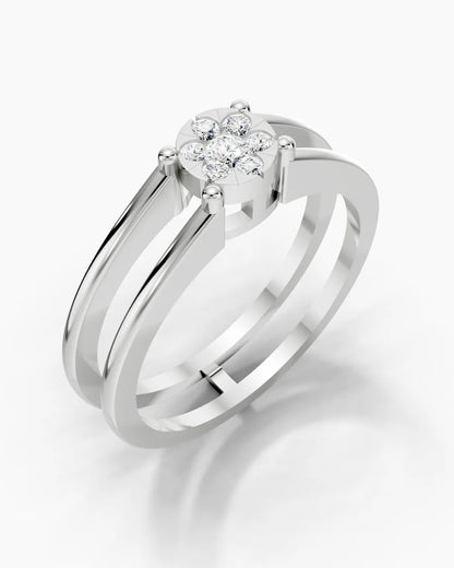 Twin Harmony Women Ring
