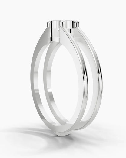 Twin Harmony Women Ring