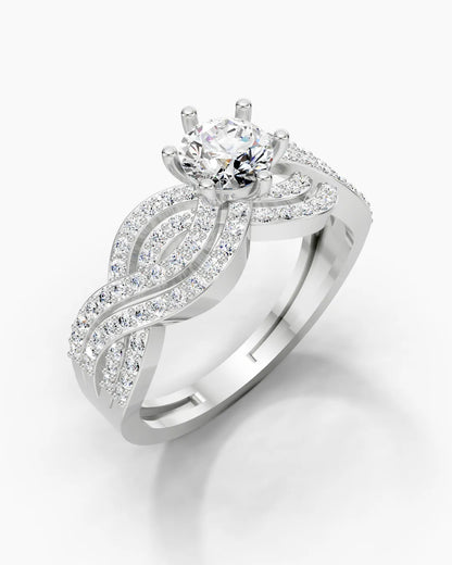 Curved Promise Women Ring