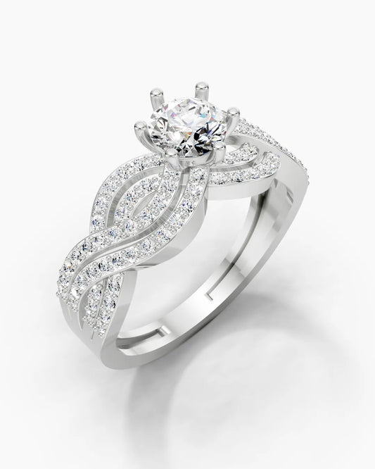 Curved Promise Women Ring