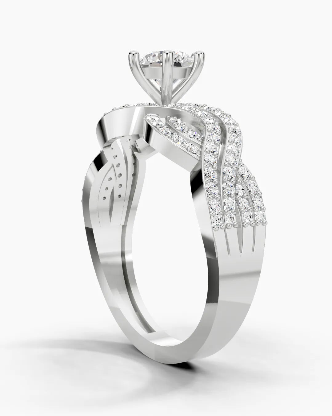 Curved Promise Women Ring