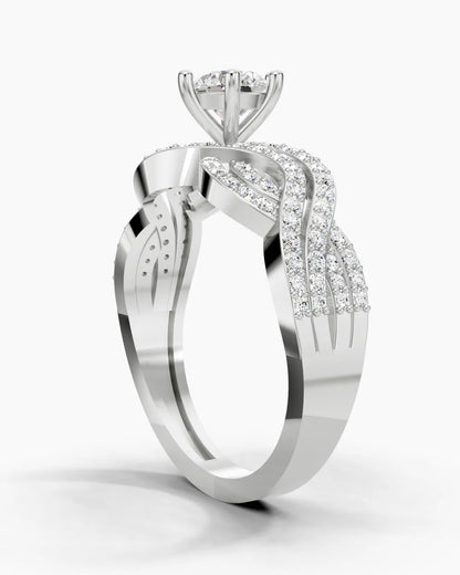 Curved Promise Women Ring