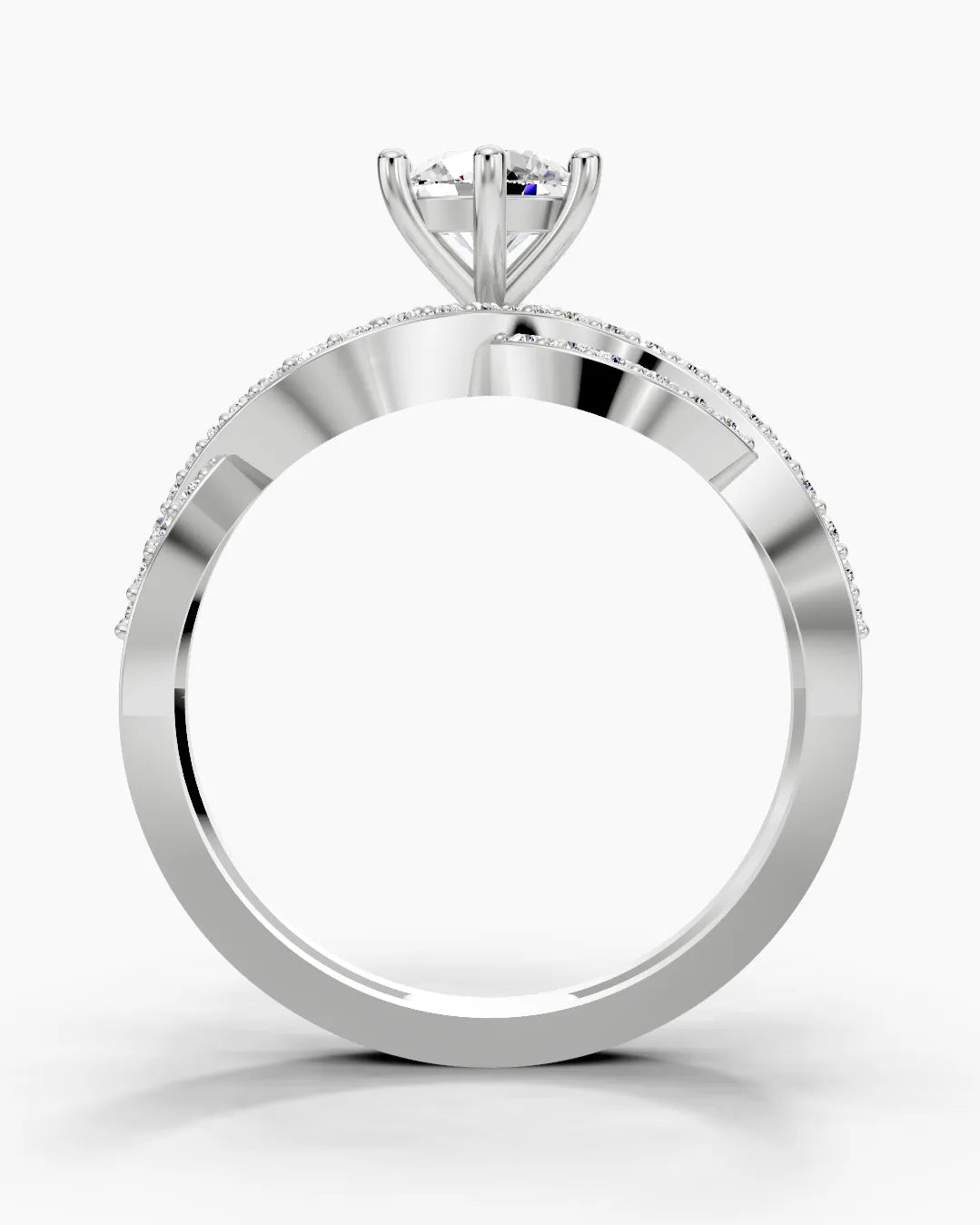 Curved Promise Women Ring