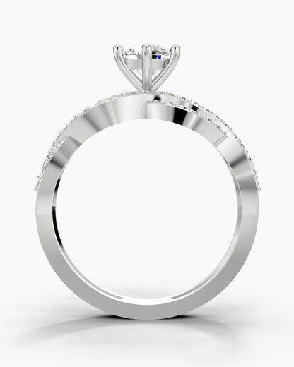 Curved Promise Women Ring