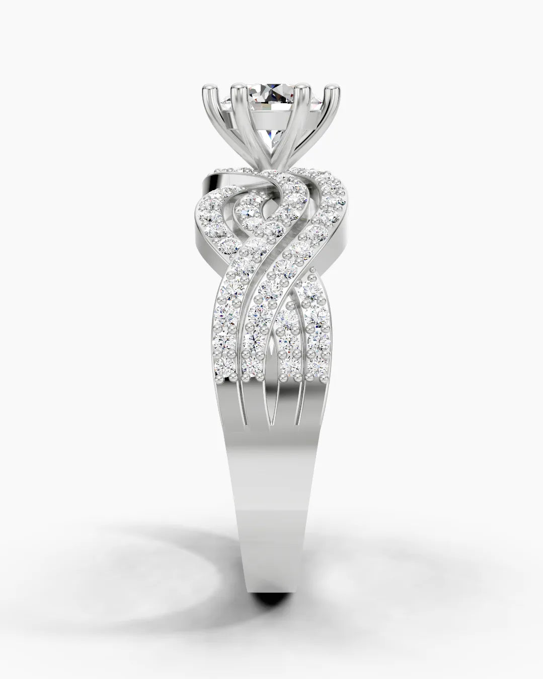 Curved Promise Women Ring