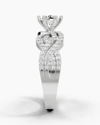 Curved Promise Women Ring