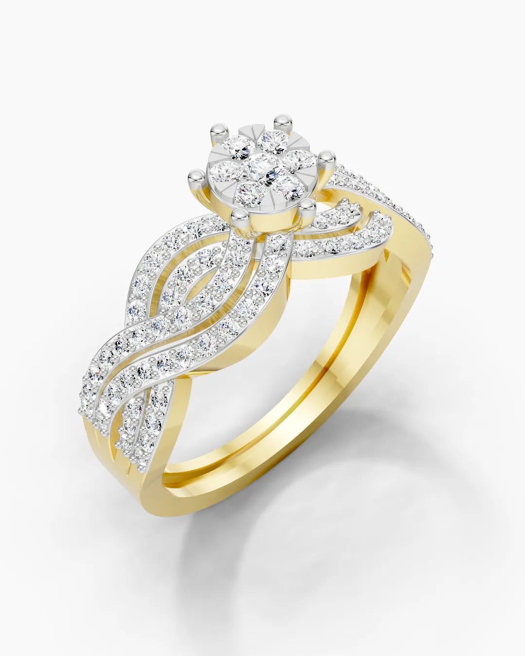 Looped Radiance Women Ring