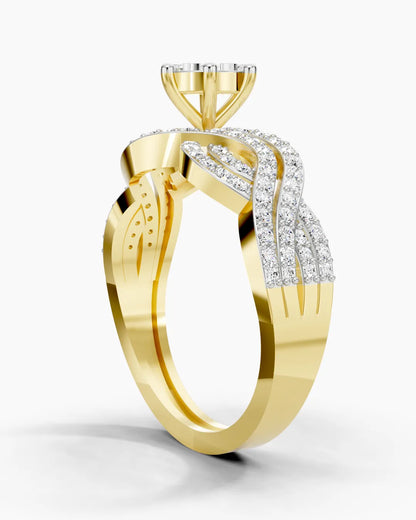 Looped Radiance Women Ring