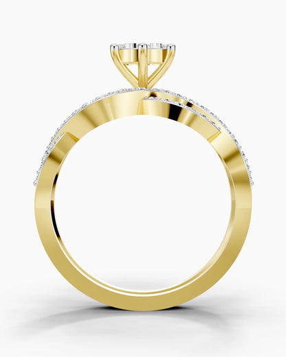 Looped Radiance Women Ring