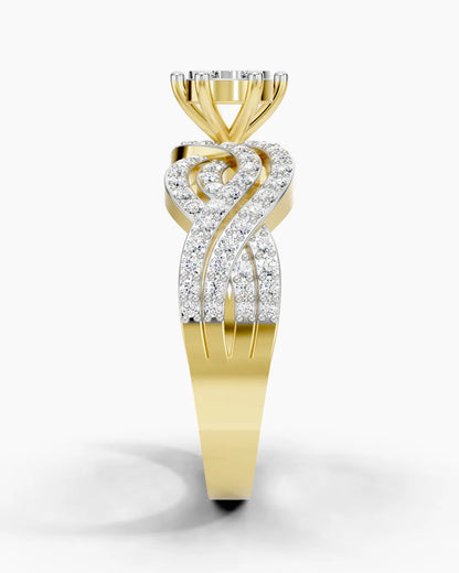 Looped Radiance Women Ring