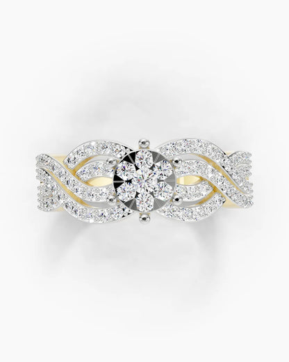 Looped Radiance Women Ring