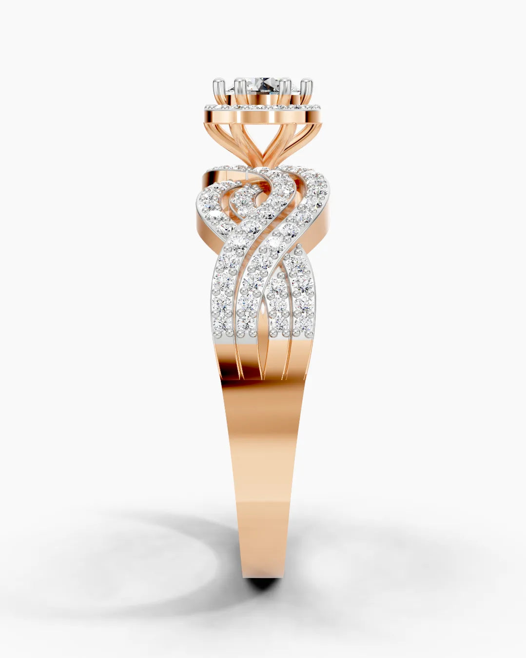 Twisted Loop Women Ring