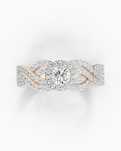 Twisted Loop Women Ring