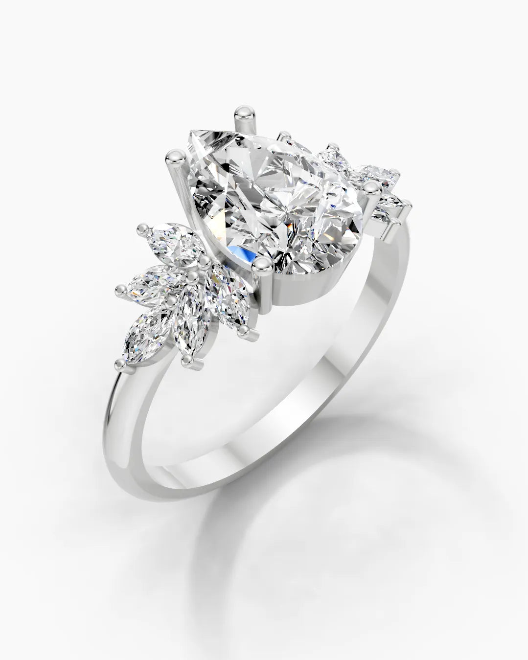 Pear Elegance Women Ring