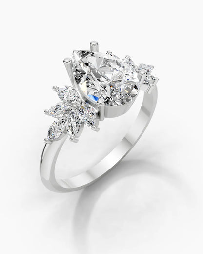 Pear Elegance Women Ring