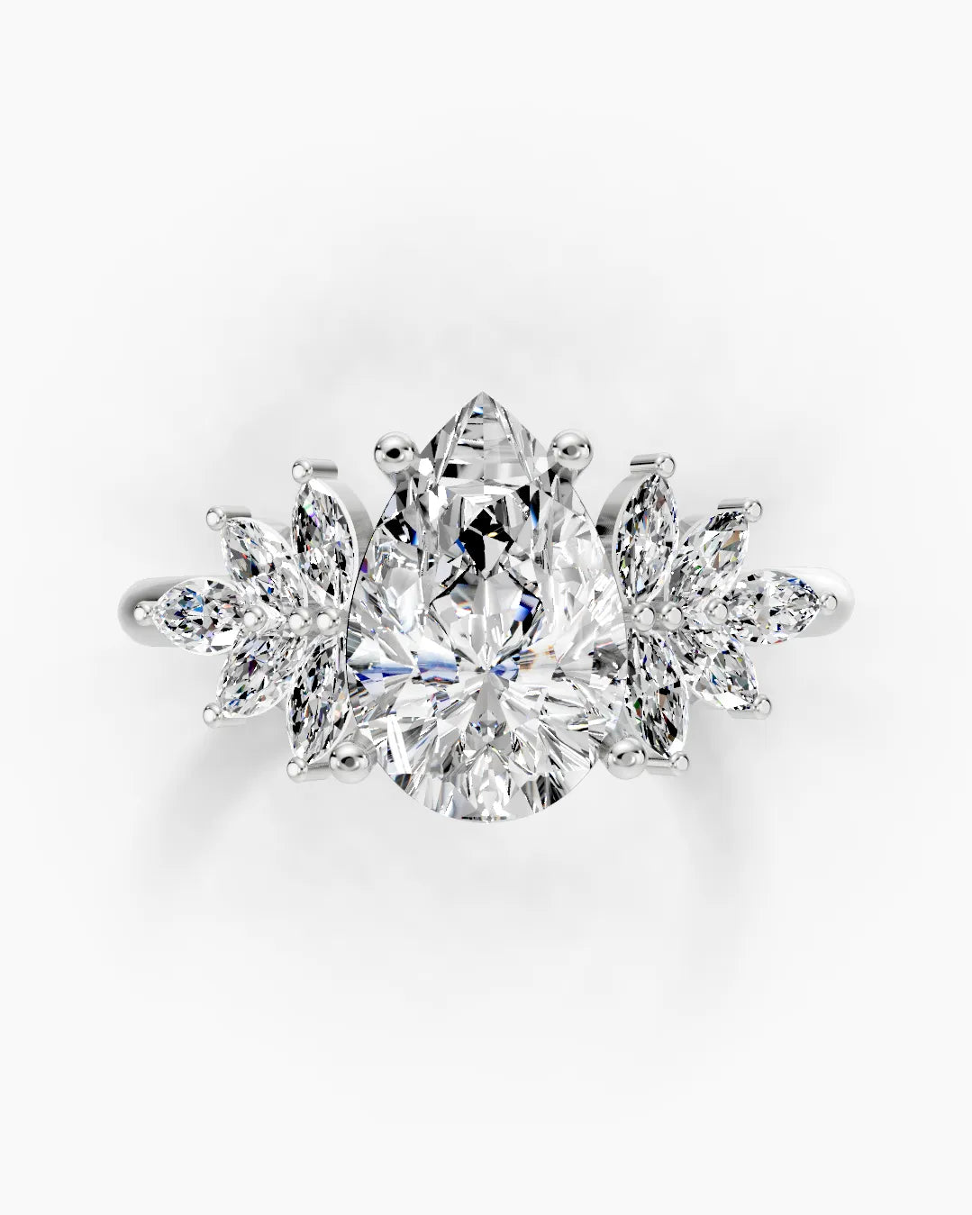 Pear Elegance Women Ring