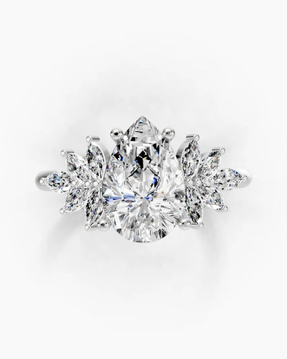 Pear Elegance Women Ring