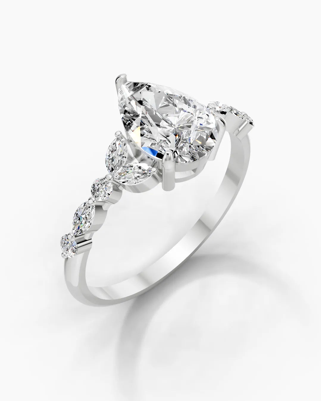 Pear Shine Women Ring