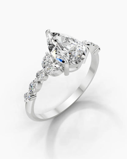 Pear Shine Women Ring
