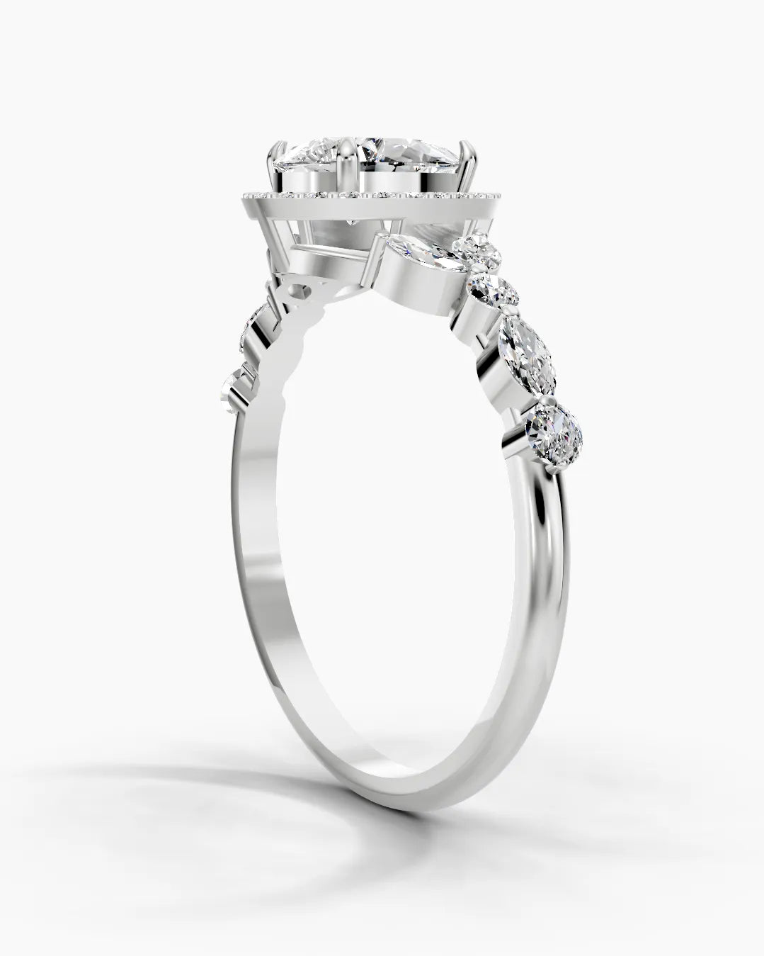 Pear Spark Signature Women Ring