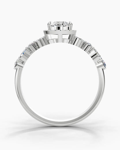 Pear Spark Signature Women Ring