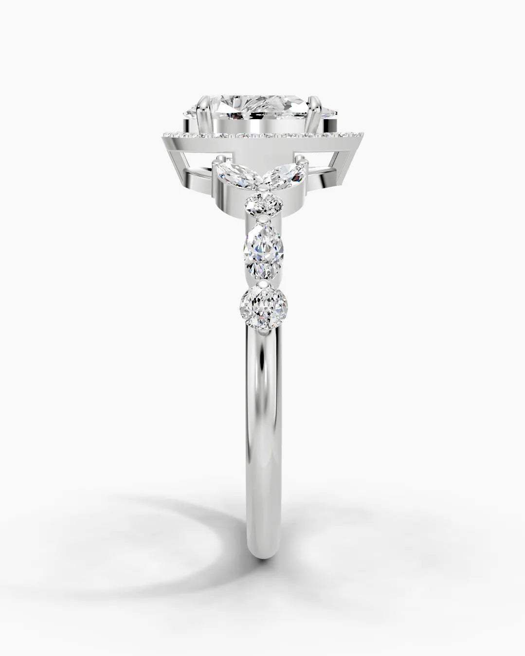 Pear Spark Signature Women Ring