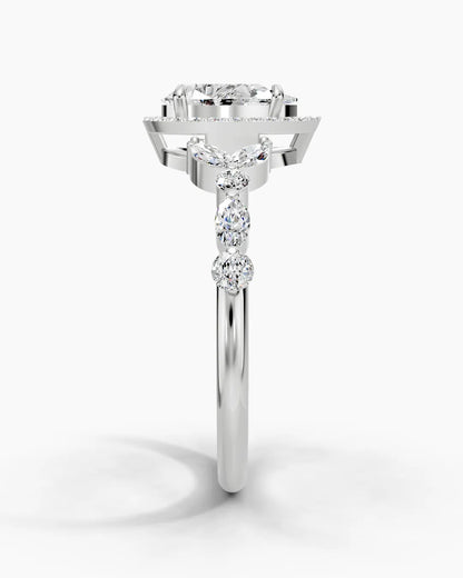 Pear Spark Signature Women Ring