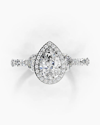 Pear Spark Signature Women Ring