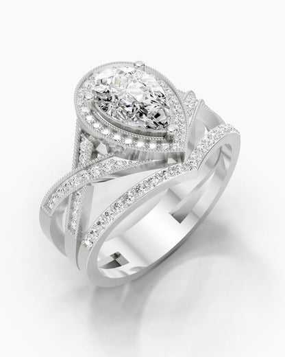 Regal Pear Women Ring