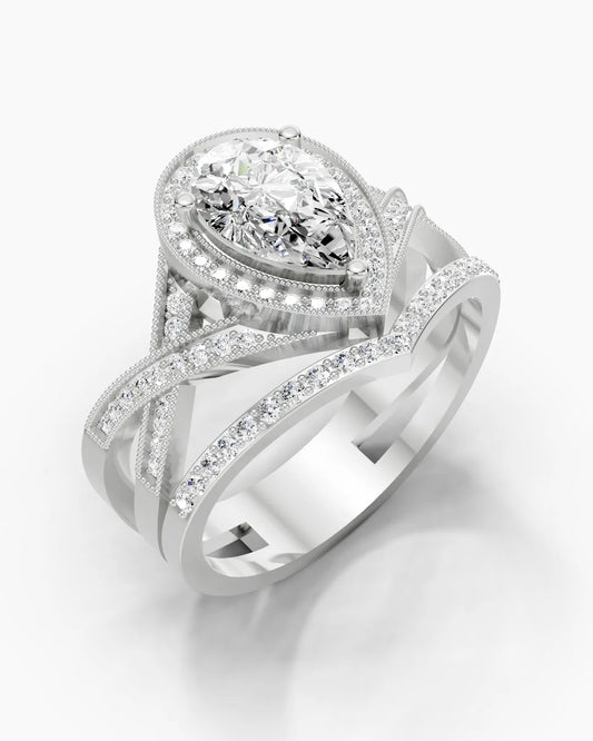 Regal Pear Women Ring