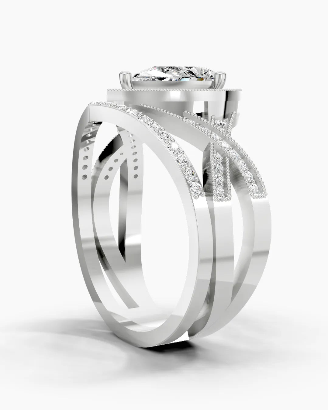 Regal Pear Women Ring