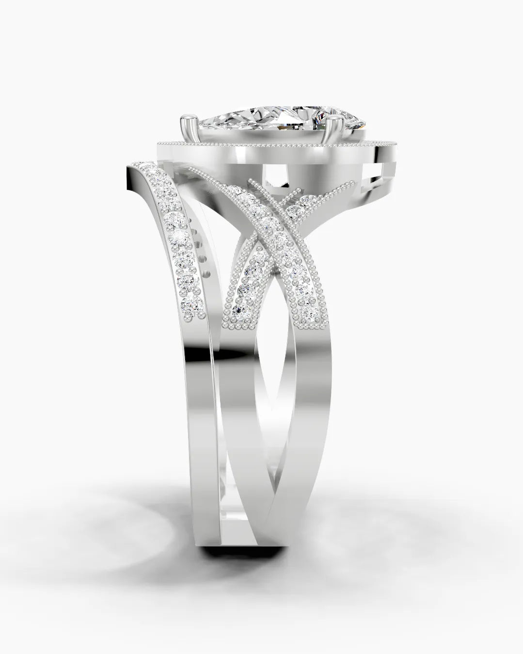 Regal Pear Women Ring