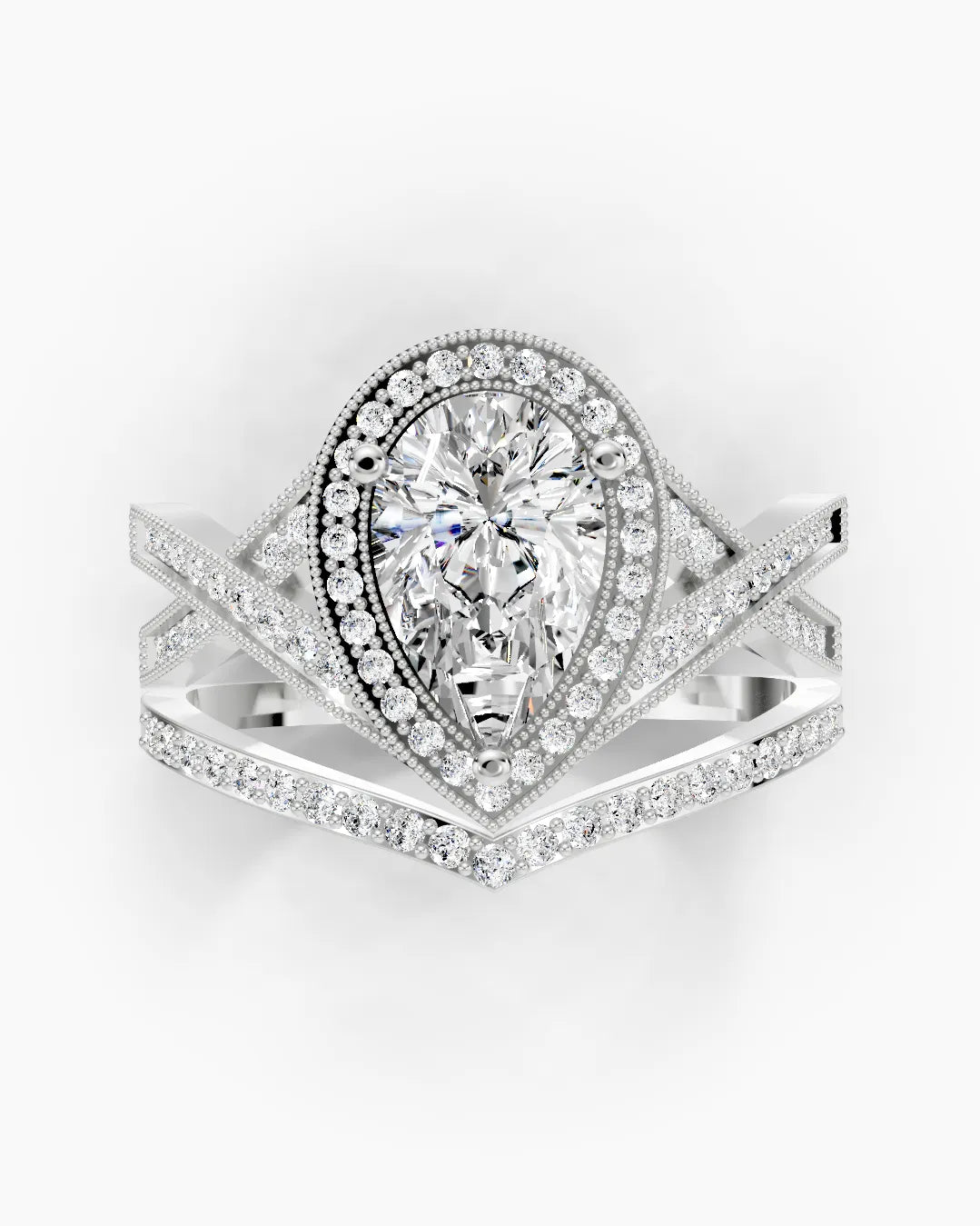 Regal Pear Women Ring