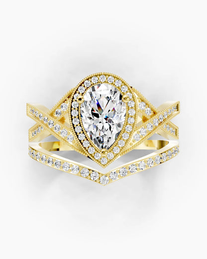 Pear Shine Delicate Women Ring