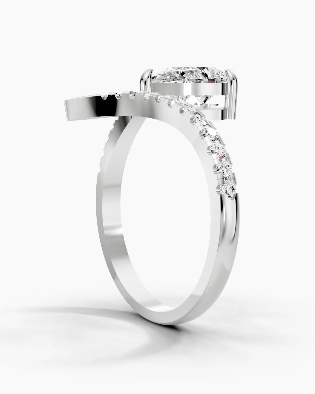 Elegant Pear Women Ring