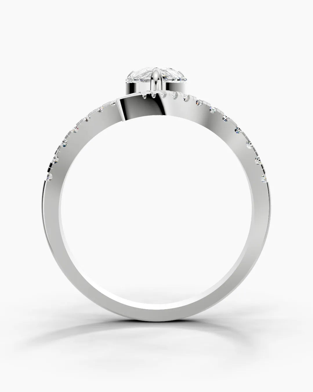 Elegant Pear Women Ring