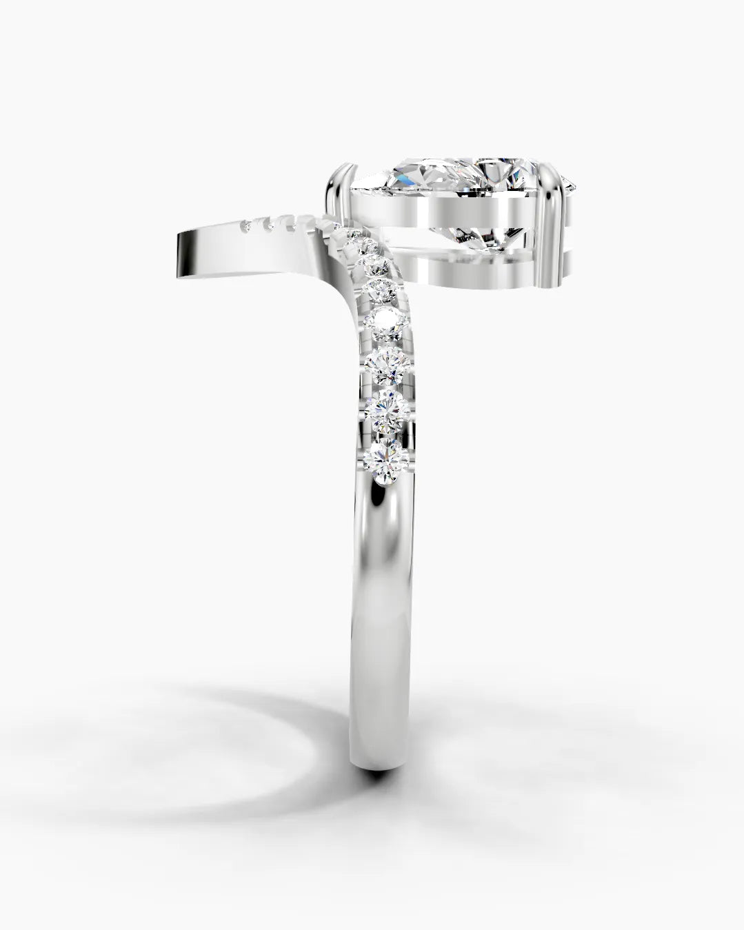 Elegant Pear Women Ring