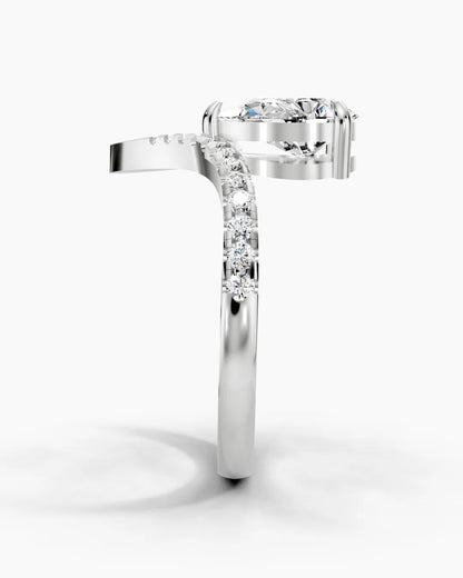 Elegant Pear Women Ring