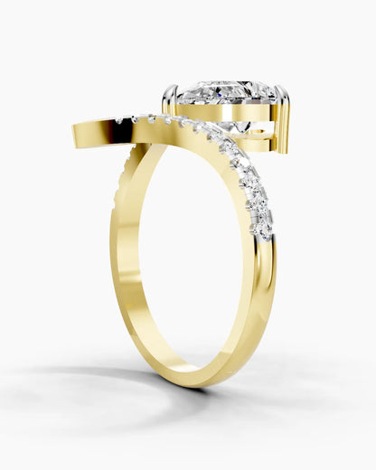 Pear Trail Sparkle Women Ring