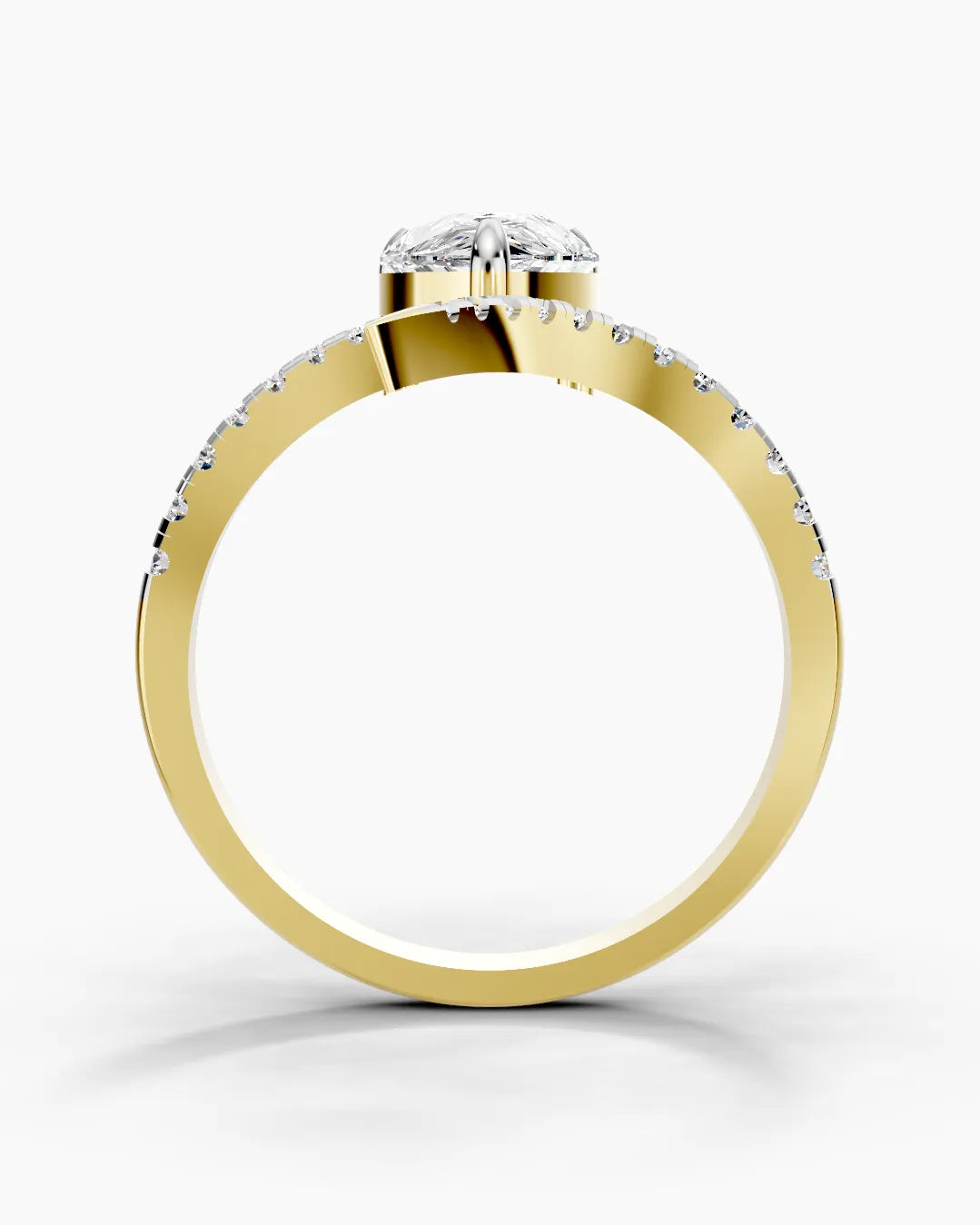 Pear Trail Sparkle Women Ring