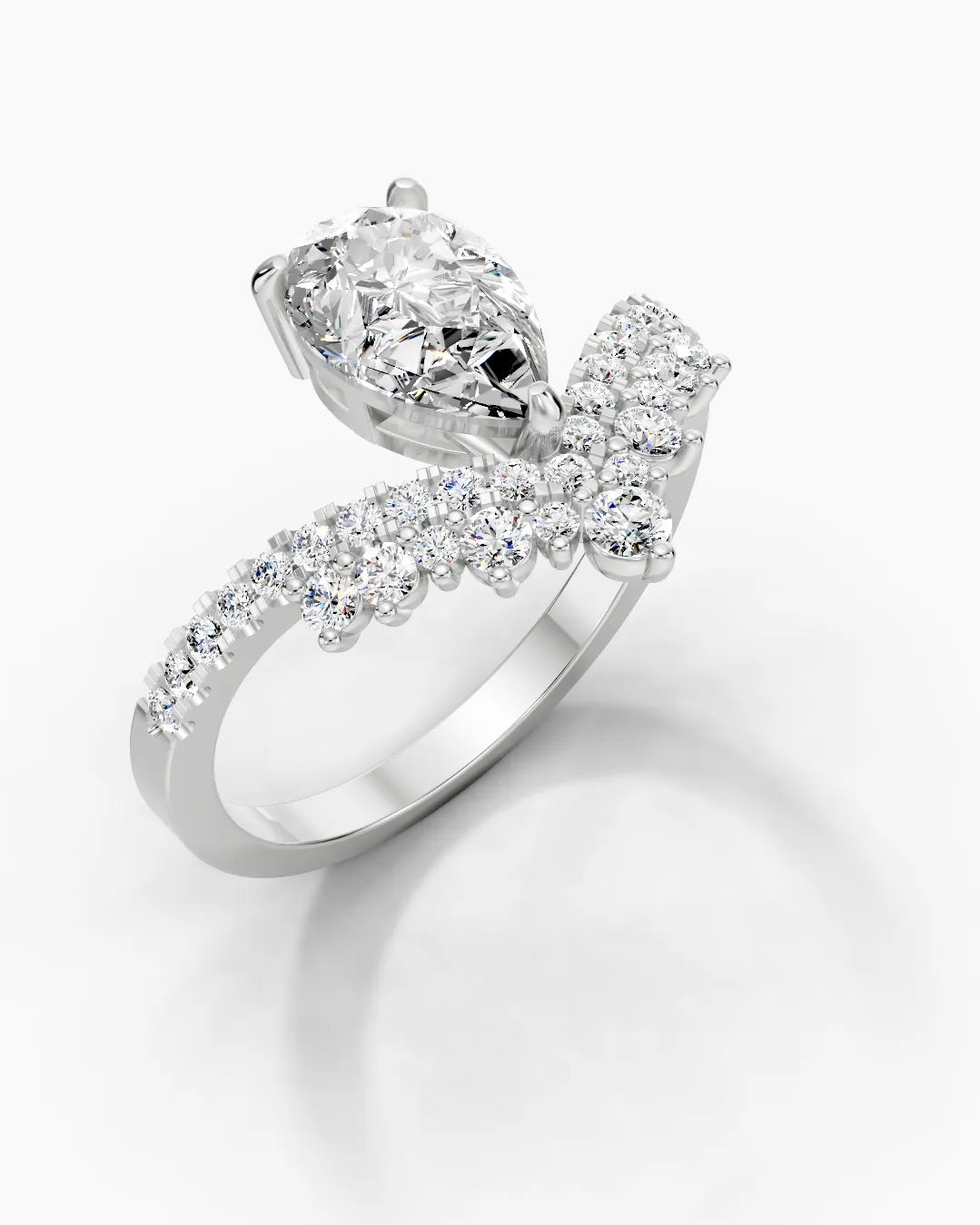 Majestic Pear Women Ring