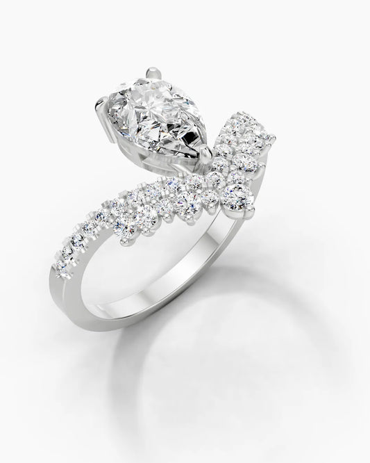 Majestic Pear Women Ring