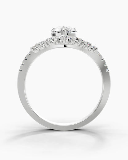 Majestic Pear Women Ring